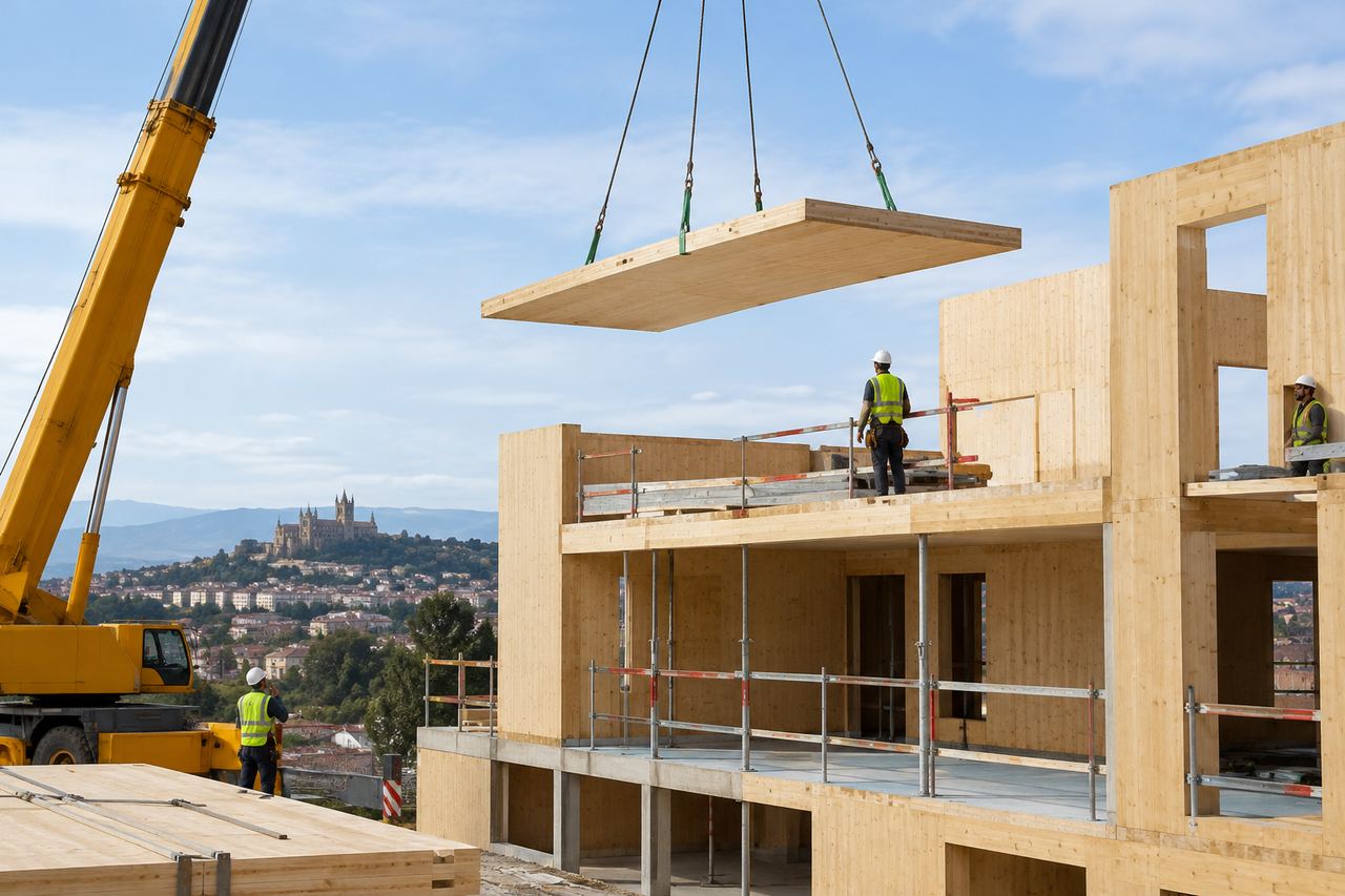 Construir en madera en España: CLT, entramado ligero y por qué la industrialización la está sacando del nicho