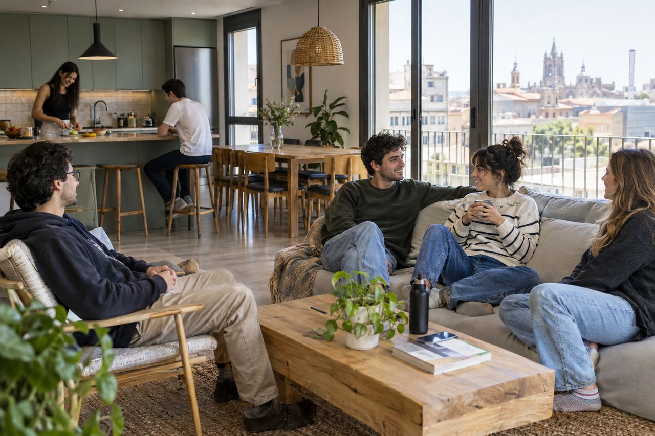 Coliving y flex living: vivienda por capas para una generación que no compra