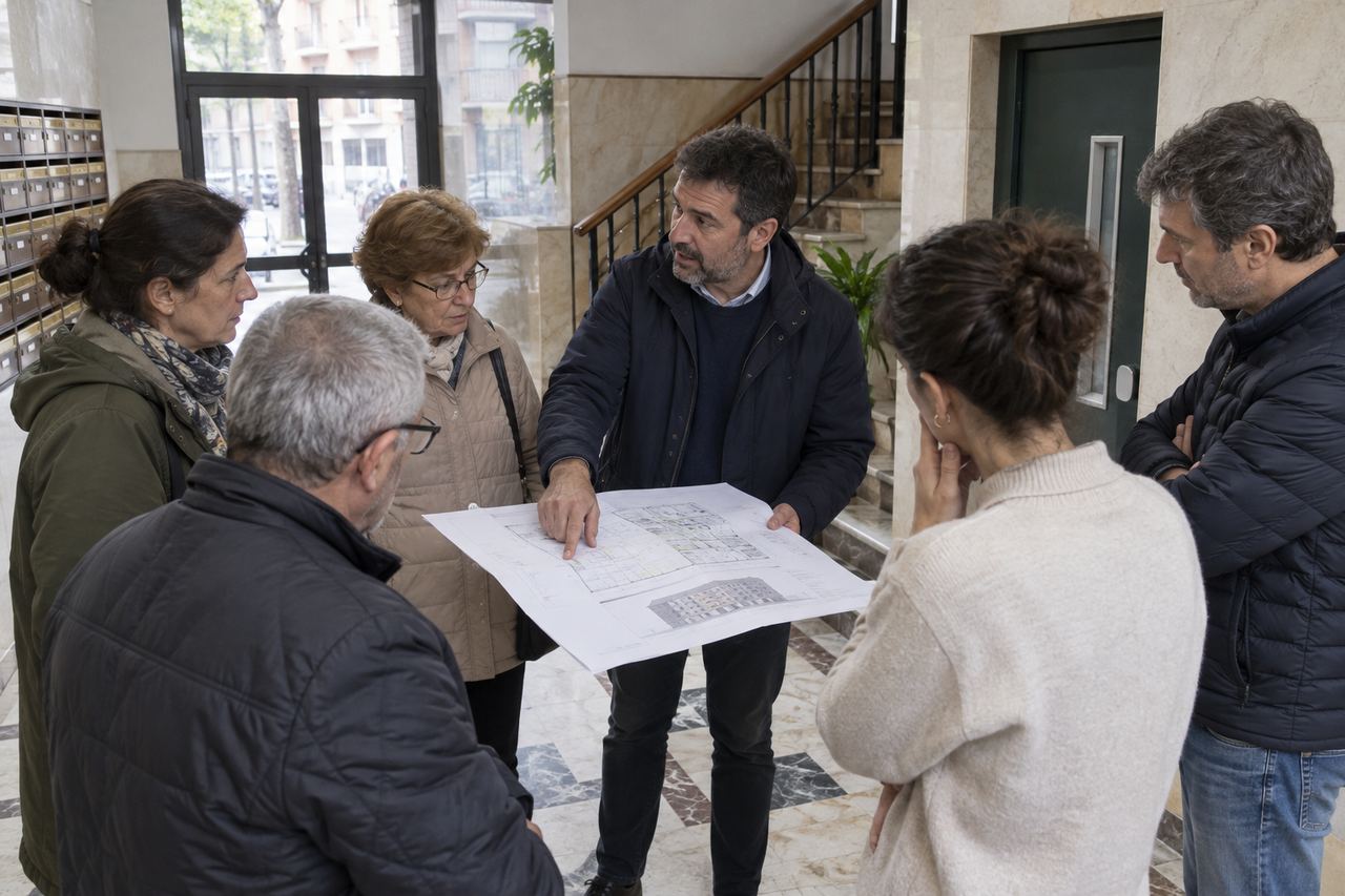 Cómo sacar adelante una rehabilitación en una comunidad de propietarios