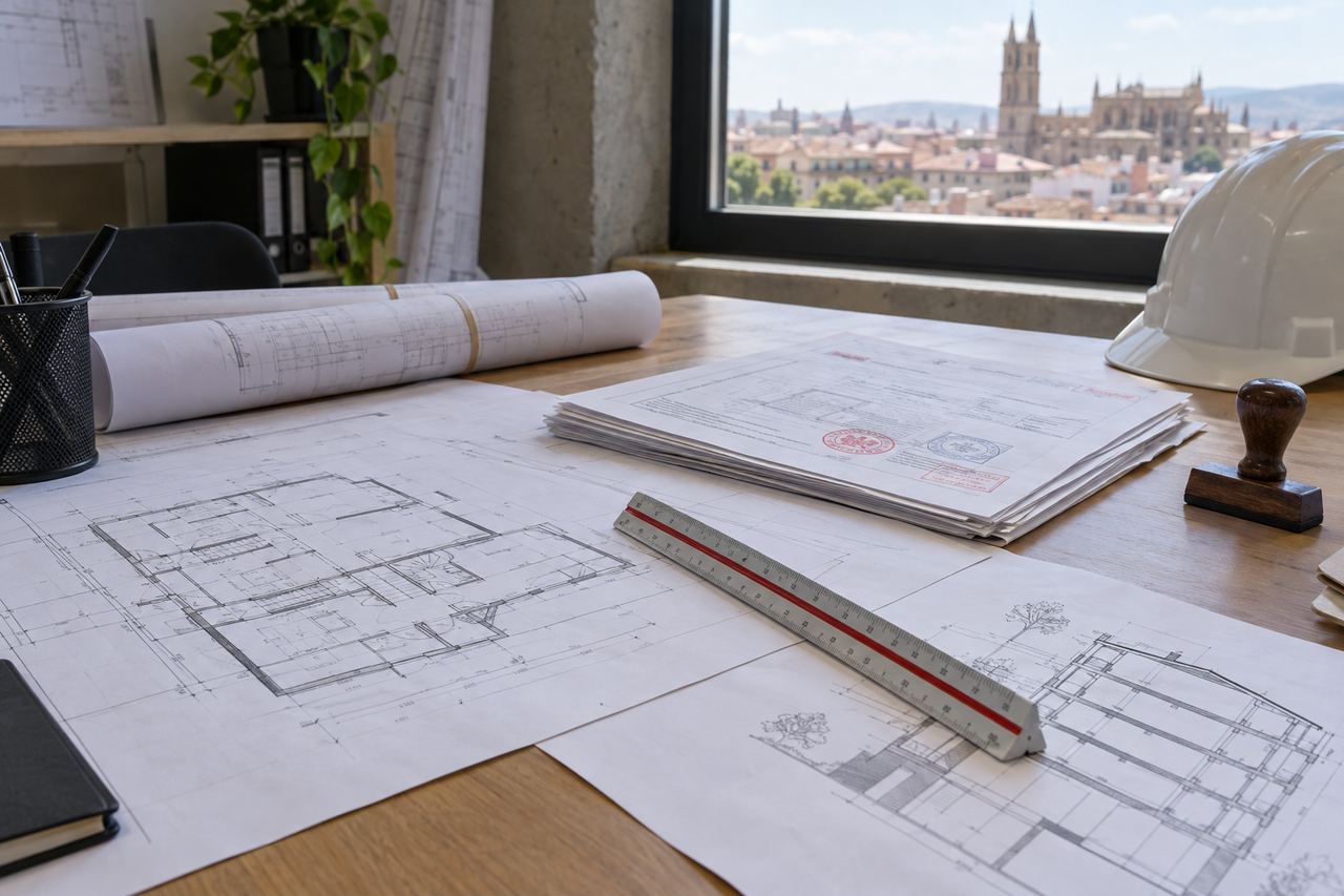 Proyecto básico, proyecto de ejecución y visado colegial: cómo se estructura el encargo de arquitectura