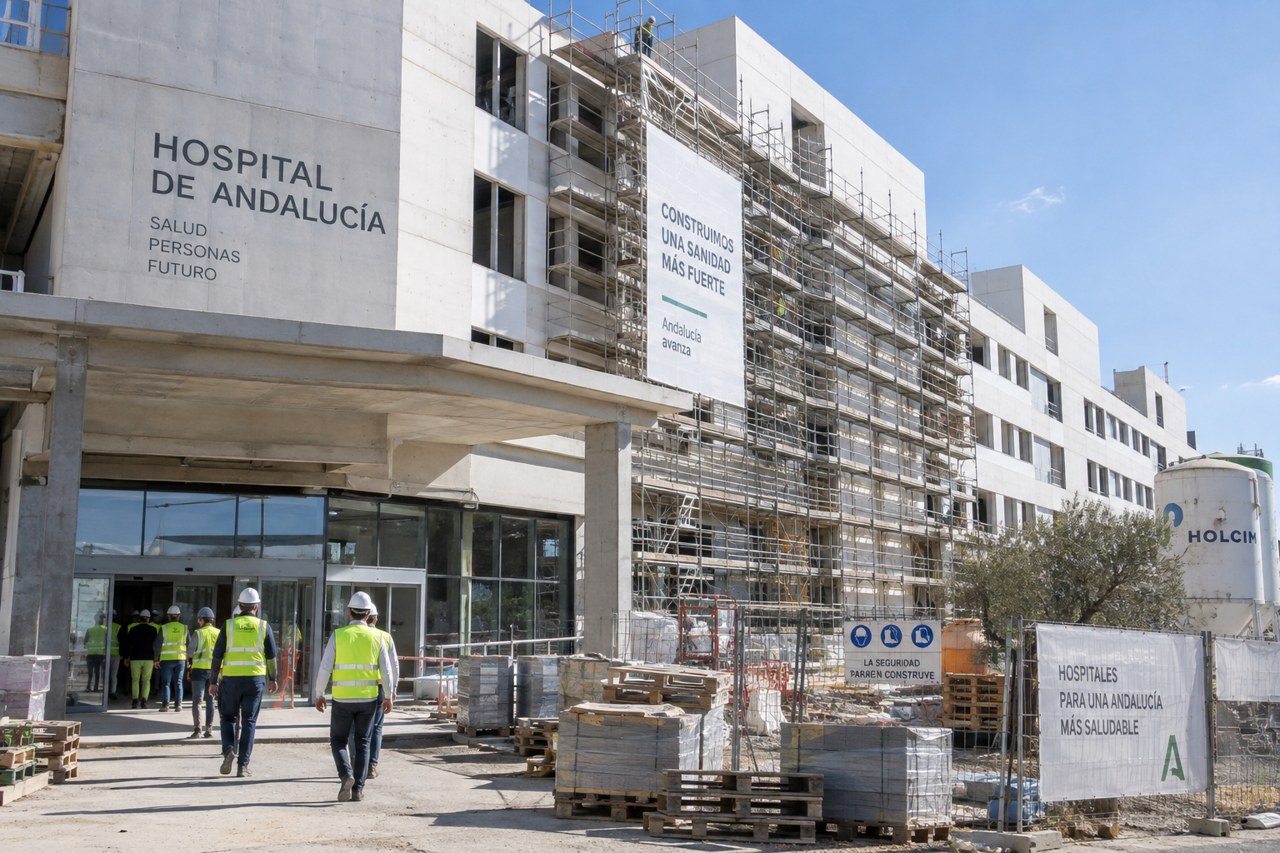 OHLA, Sando y Vialterra inician las obras del nuevo hospital de Málaga, Virgen de la Esperanza