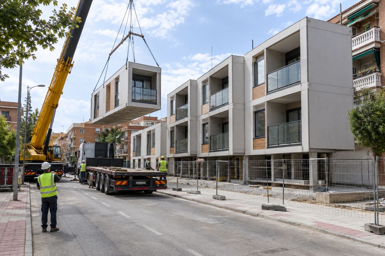 La construcción industrializada podría resolver el déficit de vivienda en España en menos de una década